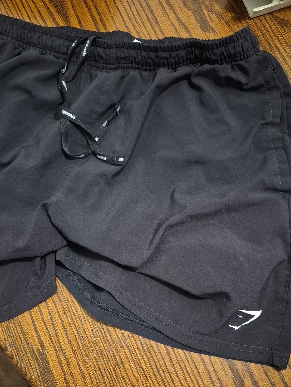 Gymshark Black Athletic Training Shorts with Logo